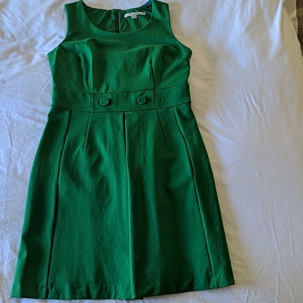 Boden Holland Park shift dress, Ivy green, 6 US